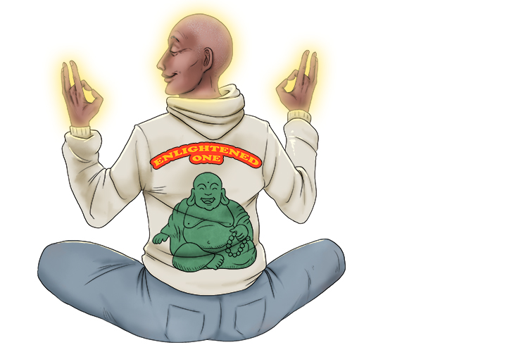 You can wear a Buddha hoody (Buddhahood) if you reach the highest accolade of enlightenment. You even get an emblem patch on the back that says "Enlightened One".